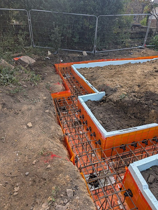 Steel Cased Piling for New Build Homes in Birkenshaw, West Yorkshire