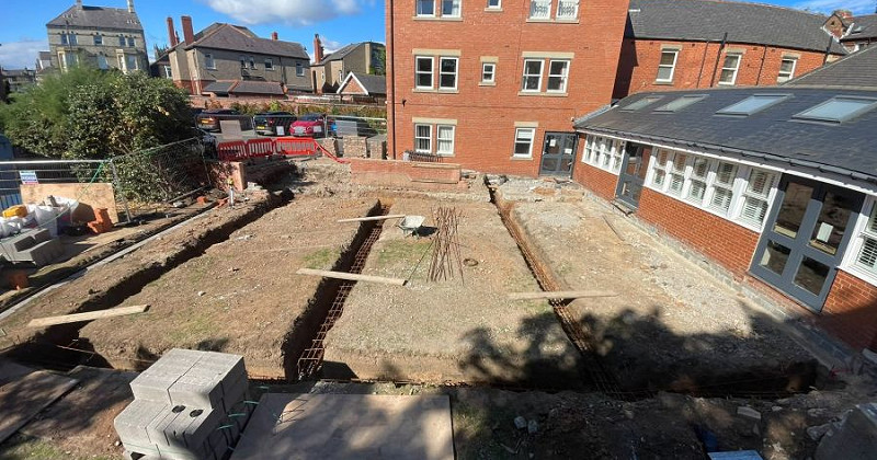 Steel Cased Piling and RC Ground Beams for a Hotel Extension in Saltburn