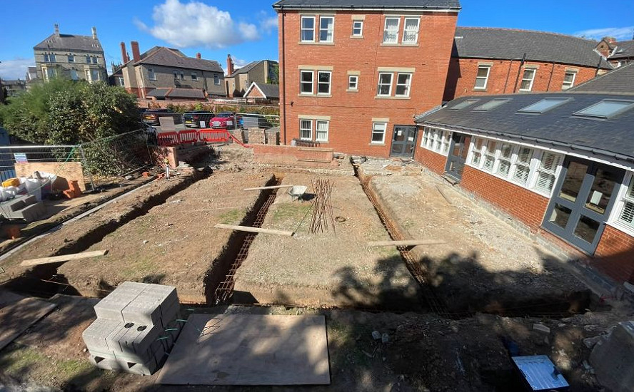 Steel Cased Piling and RC Ground Beams for a Hotel Extension in Saltburn