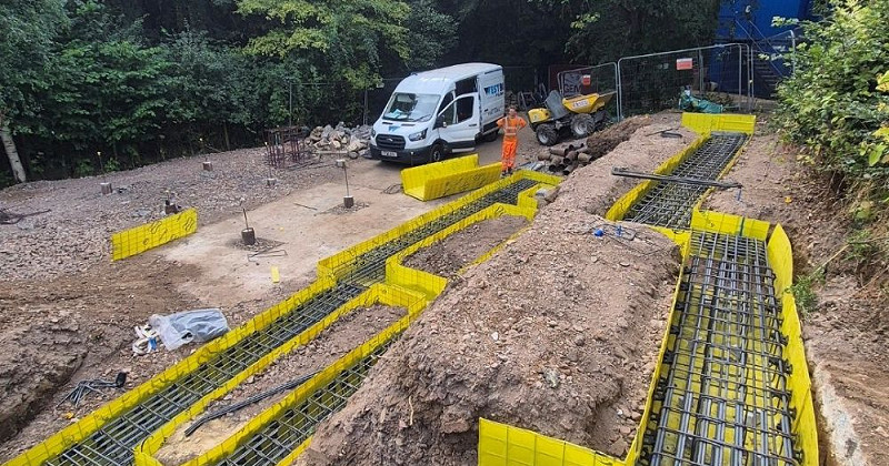 Piling and RC Ground Beams for a Pottery Workshop in North Yorkshire