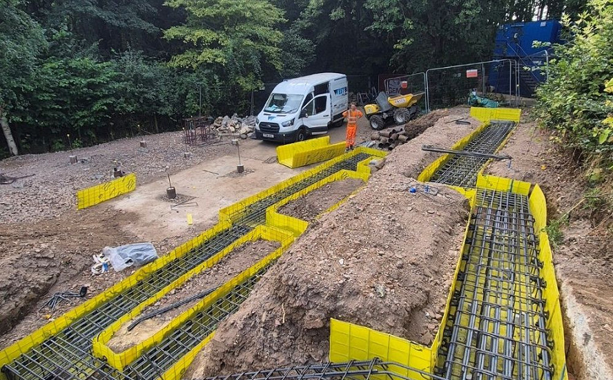 Piling and RC Ground Beams for a Pottery Workshop in North Yorkshire