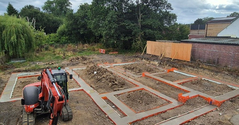 Residential Piling and RC Ground Beams for a New Build House in Leeds