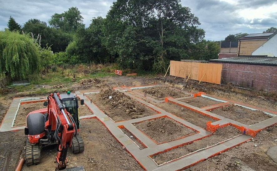 Residential Piling and RC Ground Beams for a New Build House in Leeds